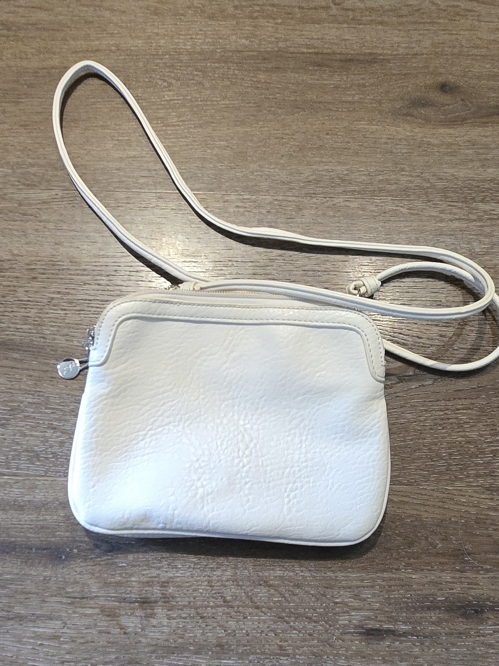 Rosetti Triple Compartment Crossbody Bag – Cream/White